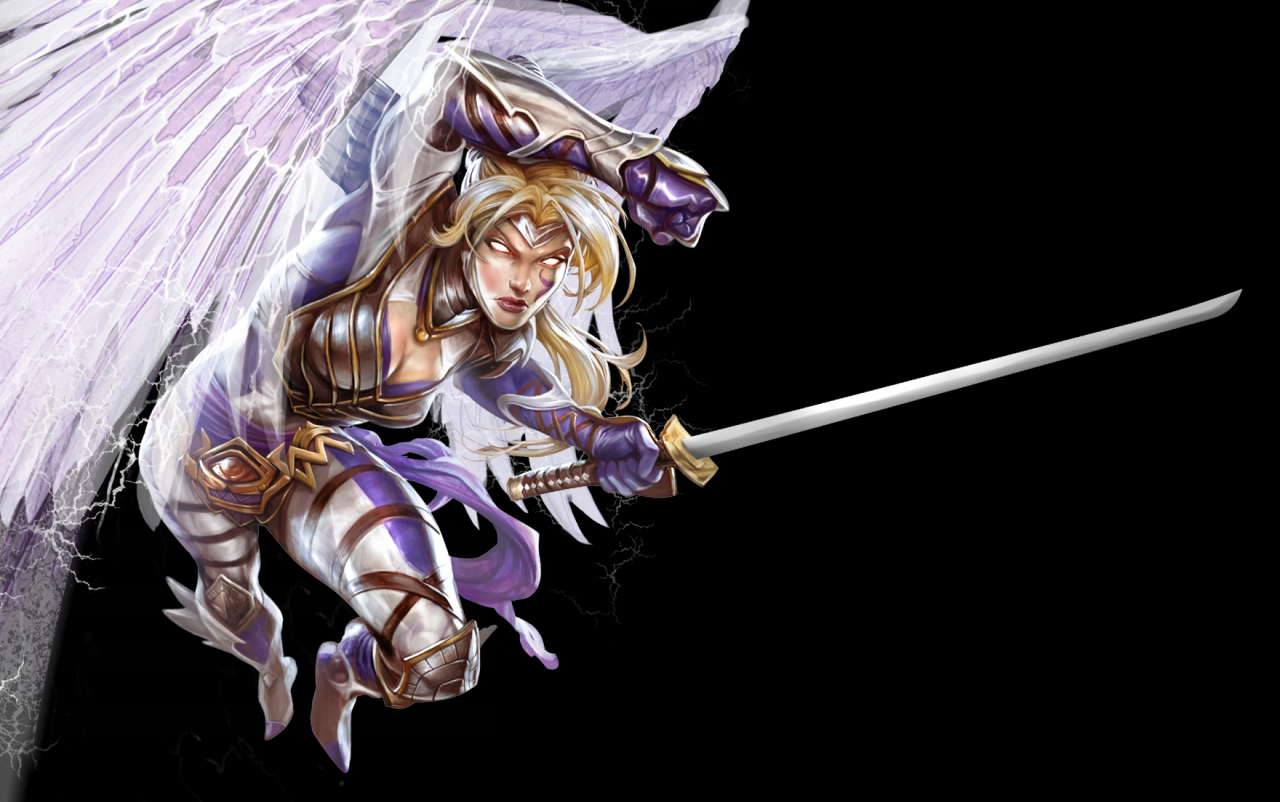[09/04/2015] Seraphim aus Sacred: Engelsgleiche Wesen findet man auch in anderen Spielen. Diese Himmelsboten sind allerdings nicht nur mit Magie und Schwertkunst bewandert, sondern haben auch noch Ahnung von Technik. So können sie etwa die Energiewaffe 