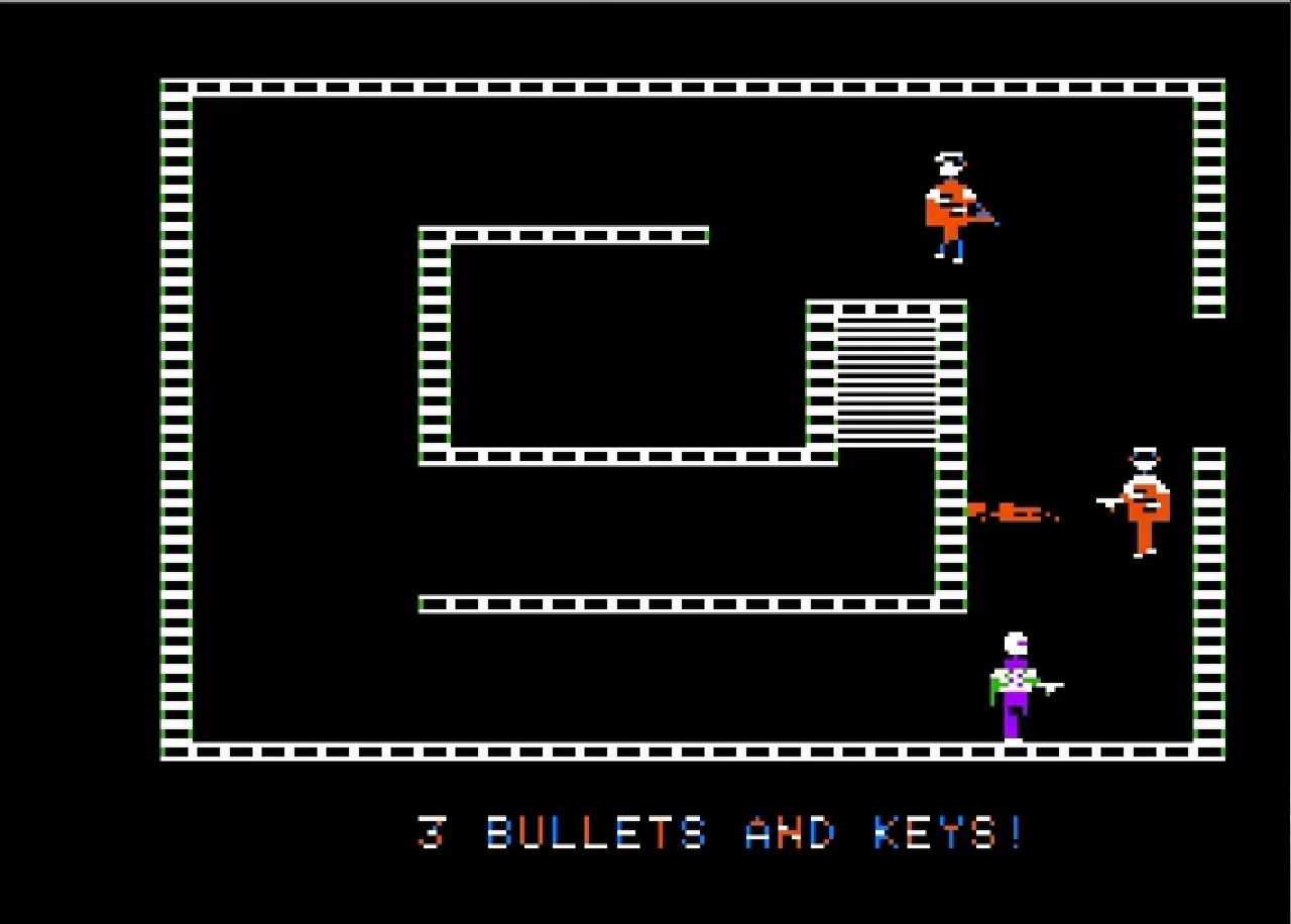 [13/05/2015] Castle Wolfenstein wurde 1981 vom Programmierer Silas Warner geschrieben. Das Spiel erschien zuerst auf dem Apple II. Als Gefangener im Zweiten Weltkrieg müsst ihr aus Burg Wolfenstein entkommen. Der Titel gilt heute noch als Klassiker und hat mit seinen späteren Ablegern das First-Person-Shooter-Genre revolutioniert. Bis 2012 war der Stealth-Shooter übrigens in Deutschland indiziert.