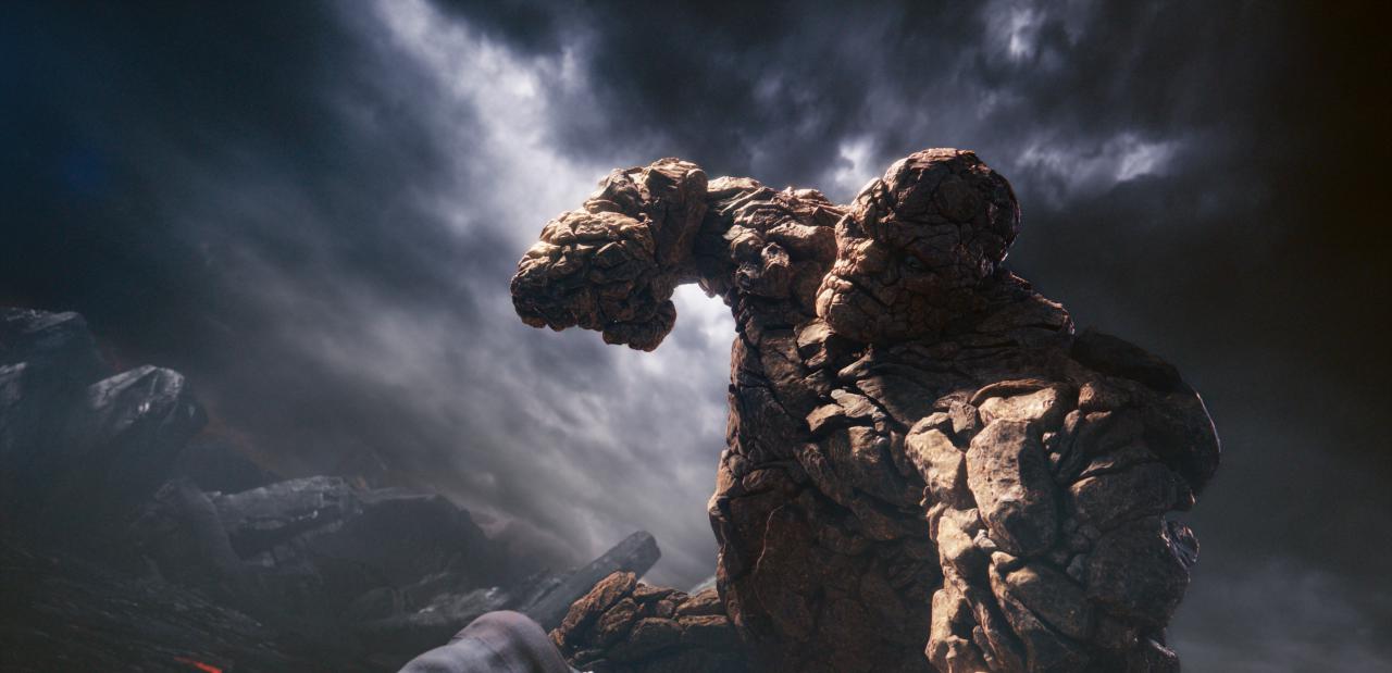 [21/05/2015] Ben (Jamie Bell) lässt in seiner neuen Rolle als The Thing keinen Stein auf dem anderen.