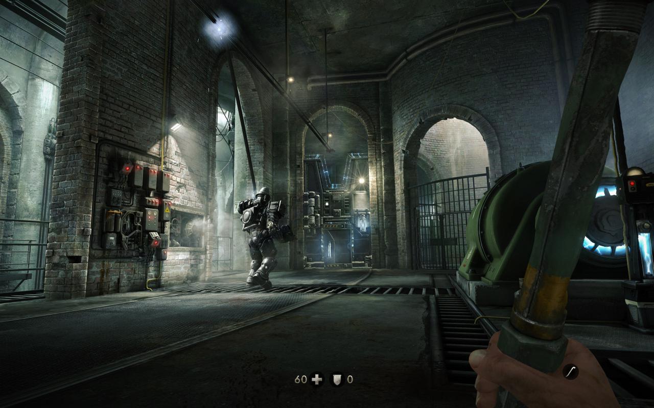 [06/05/2015] Auch Wolfenstein: The Old Blood spielt sich in einem Steampunk-Setting ab. Das bringt frischen Wind in das Zweiter Weltkrieg Shooter-Genre und unterstreicht die düstere Atmosphäre.