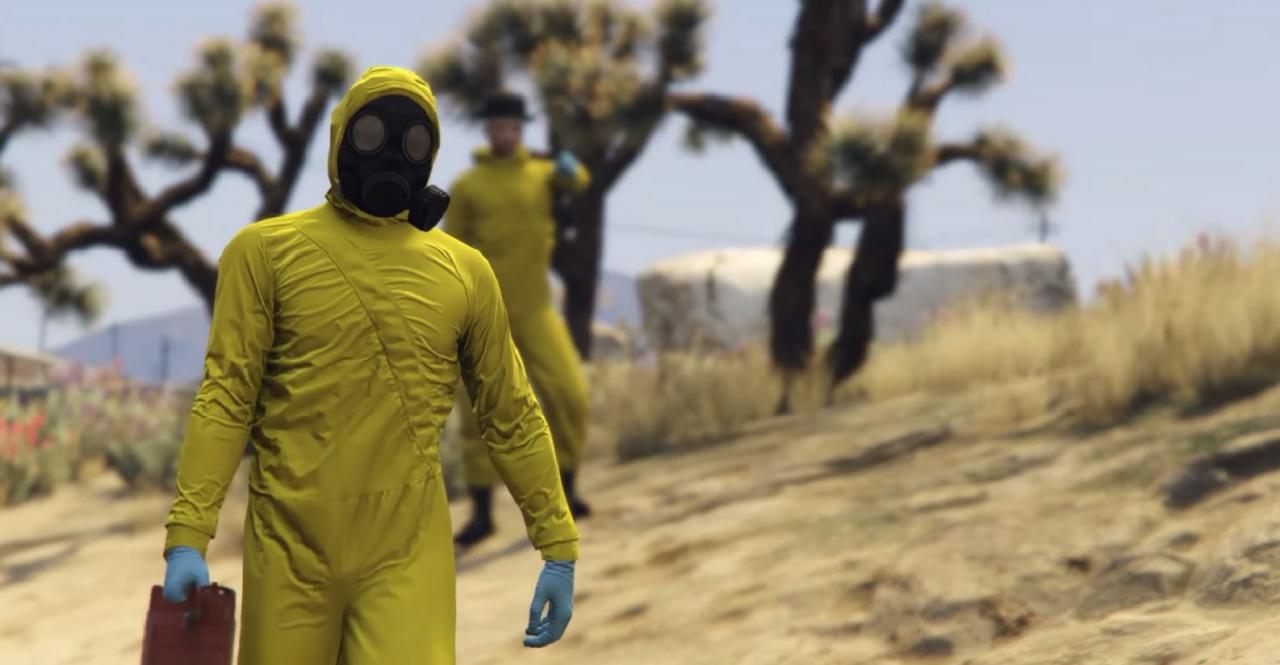 [12/05/2015] Community-Mitglied [Zen] wünscht sich die Umsetzung der Erfolgsserie Breaking Bad im Stil eines Telltale-Adventures. Wir könnten uns allerdings auch ein Open World-Spiel um Walter White und Jesse Pinkman vorstellen. Bis unser Traum in Erfüllung geht, begnügen wir uns eben mit den Breaking Bad-Mods für GTA V!