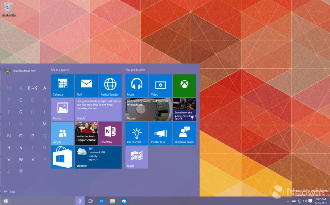 [24/05/2015] Windows 10 - Tipp 9: Macht einen Rechtsklick auf die Taskleiste und wählt 