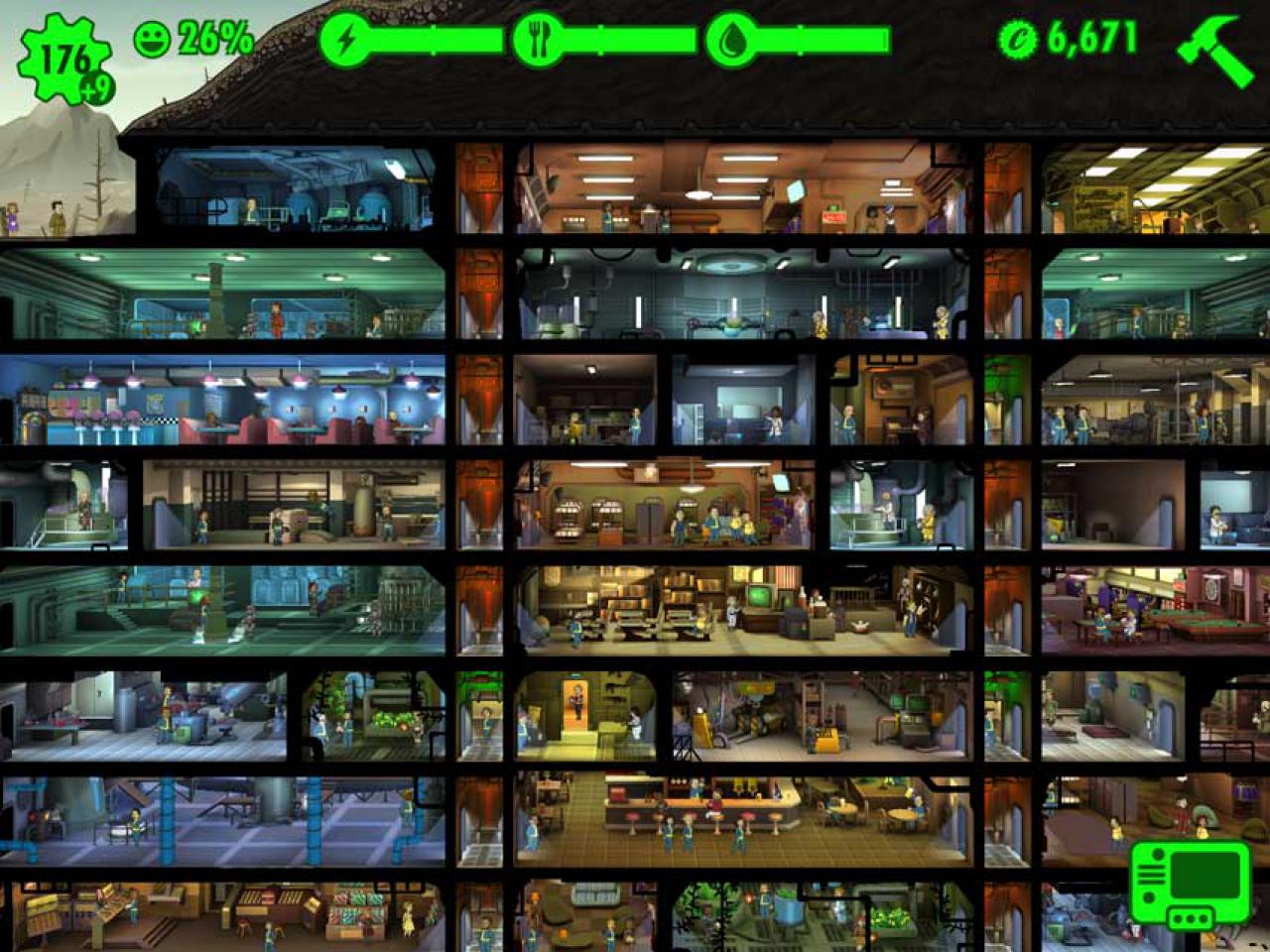 [15/06/2015] Ein Exploit schafft Abhilfe bei Ressourcenmangel in Fallout Shelter.