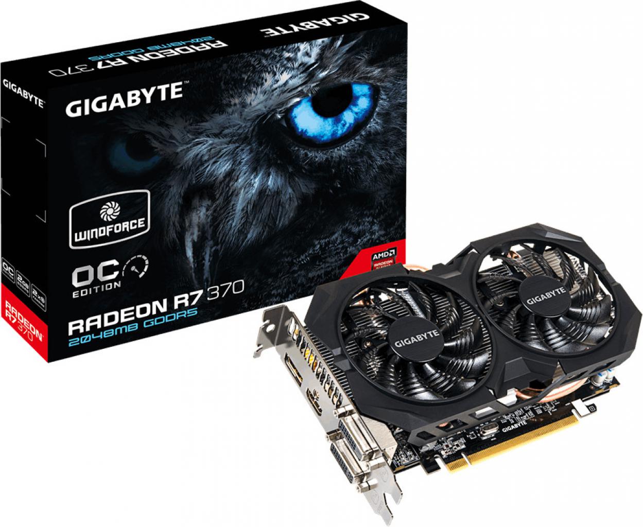 [19/06/2015] Bei der R7 370 gibt es auch sehr kurze Versionen, hier eine von Gigabyte.