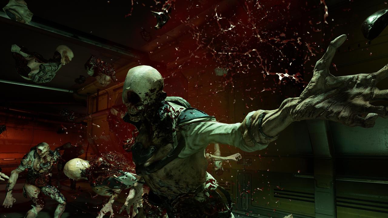 [15/06/2015] Der Gewaltgrad in Doom ist extrem hoch. Diese Blutspritzer sind im Vergleich zu anderen Szenen jedoch noch völlig harmlos.