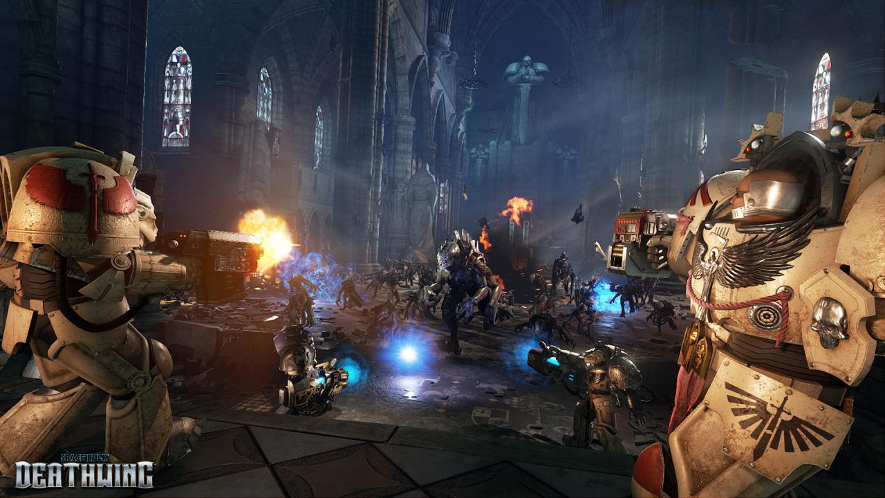 [23/06/2015] Optisch ein Augenschmaus: Space Hulk: Deathwing sieht klasse aus, spielerisch hat uns der Squad-Shooter bisher aber nicht überzeugt.