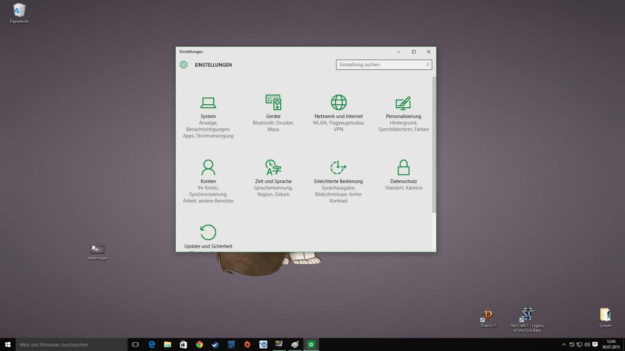 [30/07/2015] Windows 10 - Tipp 8: Mit Windows-Taste + I könnt ihr die Einstellungen aufrufen und euer Betriebssystem anpassen. Wusstet ihr, dass die Energiespareinstellungen darüber entscheiden, wie schnell euer Rechner arbeitet?