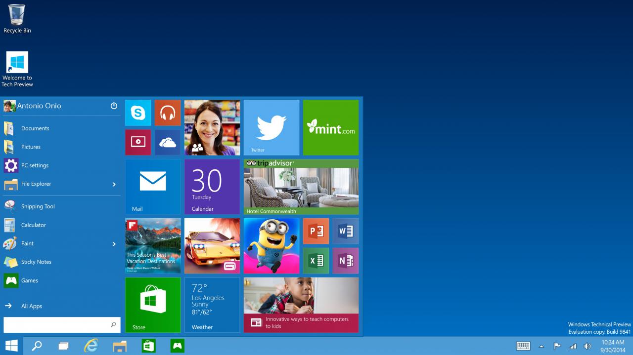 [30/07/2015] Windows 10 - Tipp 3: Das Startmenü kann jetzt auch im Internet nach Informationen suchen. Dazu nutzt Microsoft die hauseigene Suchmaschine Bing. Wenn ihr nur eure Daten durchsuchen wollte, klickt nach dem Eintrag auf 
