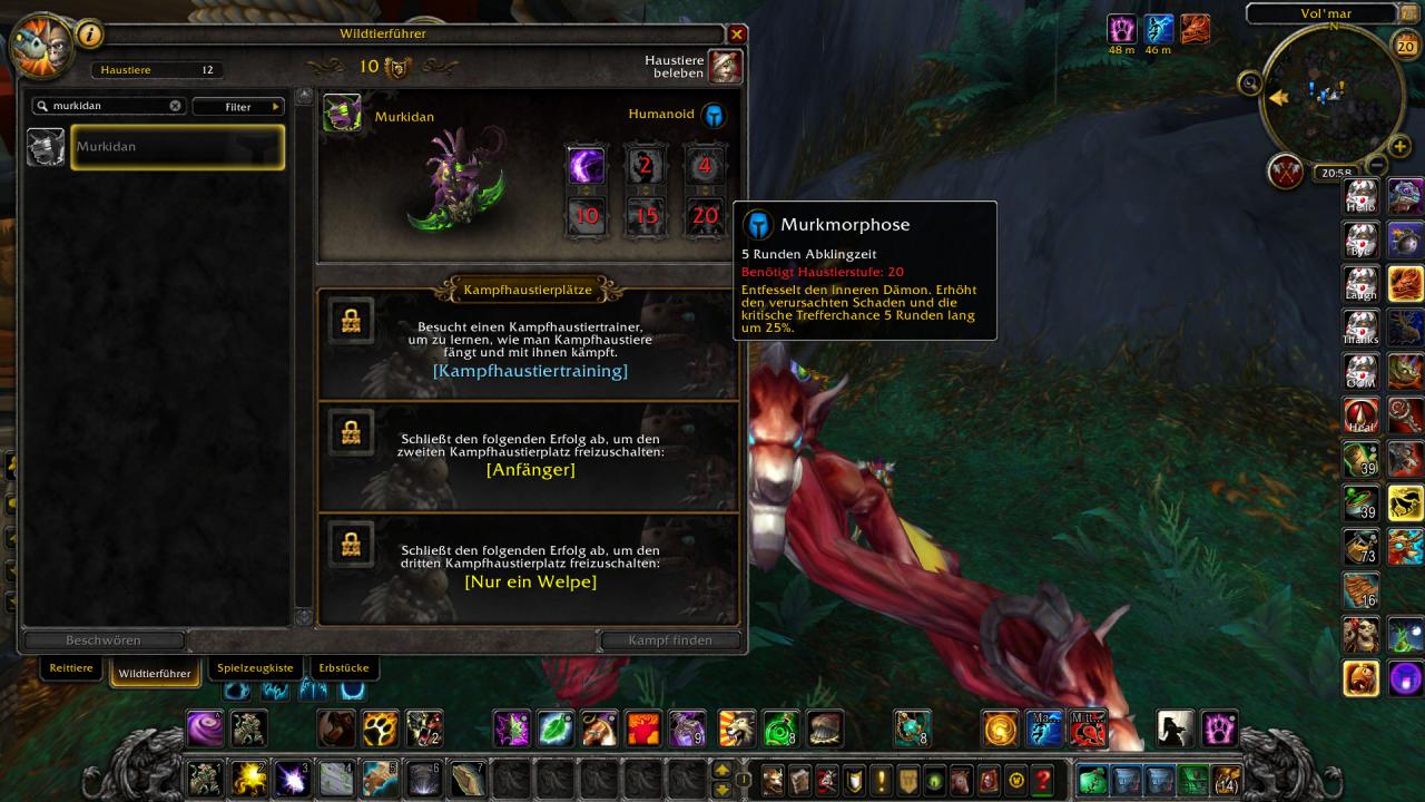 [21/08/2015] Ab Patch 6.2.2 gibt es in World of Warcraft neue Mounts und Pets. (1)