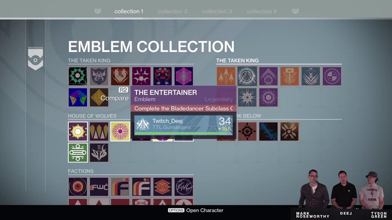 [21/08/2015] Fein säuberlich sortiert: In der Übersicht haben wir unsere gesamte Emblem-Sammlung auf einen Blick.