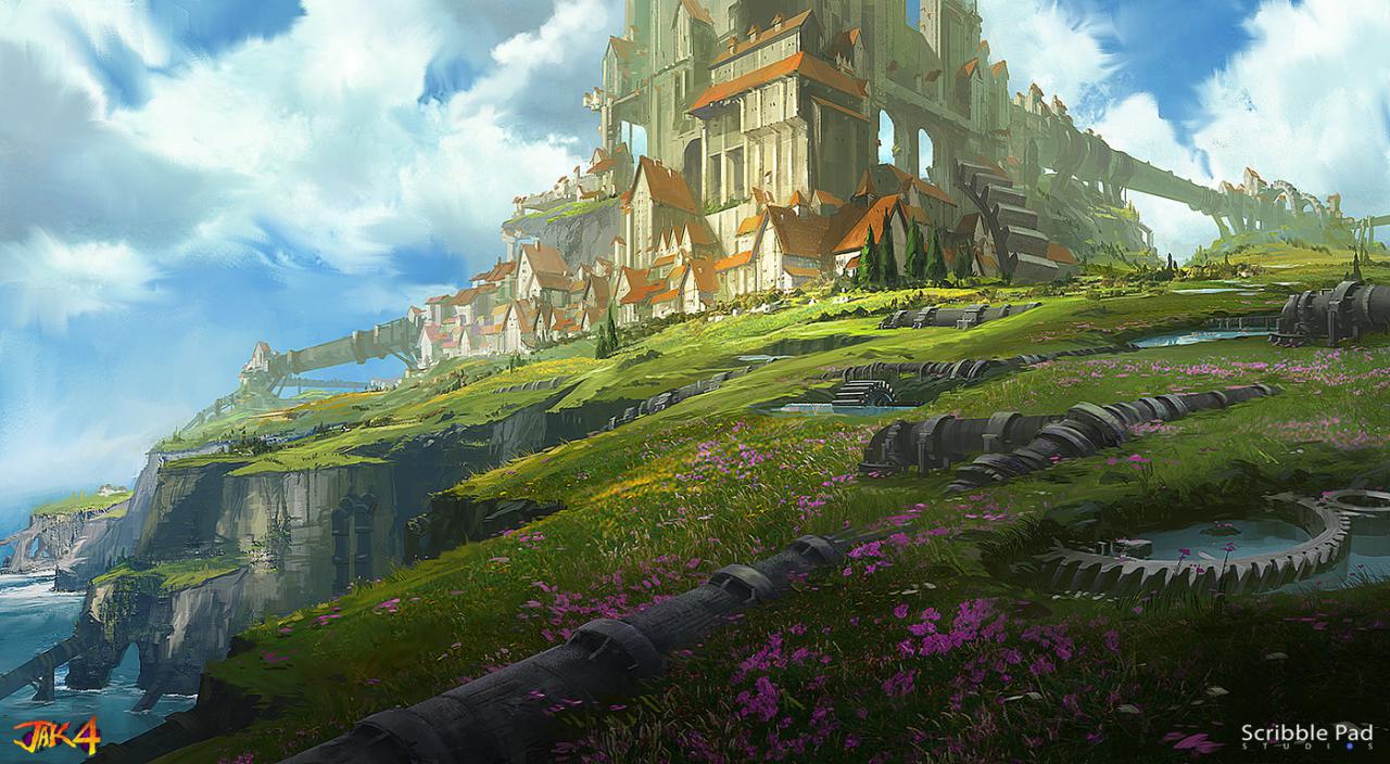 [02/08/2015] Scribble Pad Studios und Naughty Dog präsentieren Konzeptbilder zum eingestellten Jak & Daxter 4. (2)