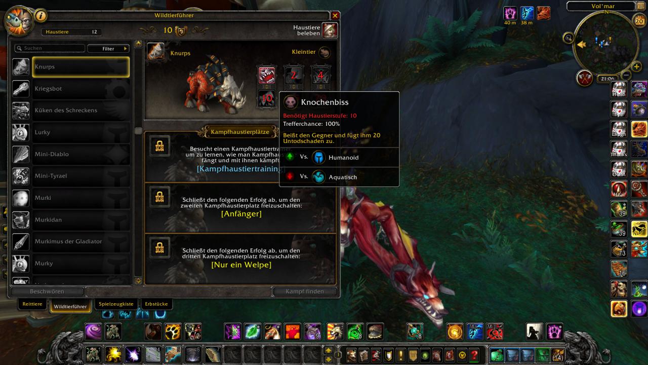 [21/08/2015] Ab Patch 6.2.2 gibt es in World of Warcraft neue Mounts und Pets. (2)