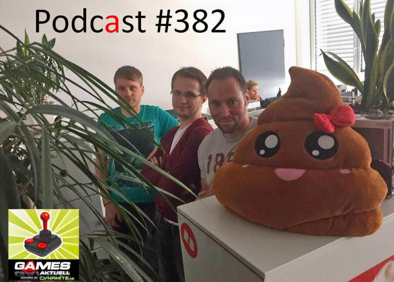 [25/09/2015] Games Aktuell Podcast 382: David, Max, Andy (von links)