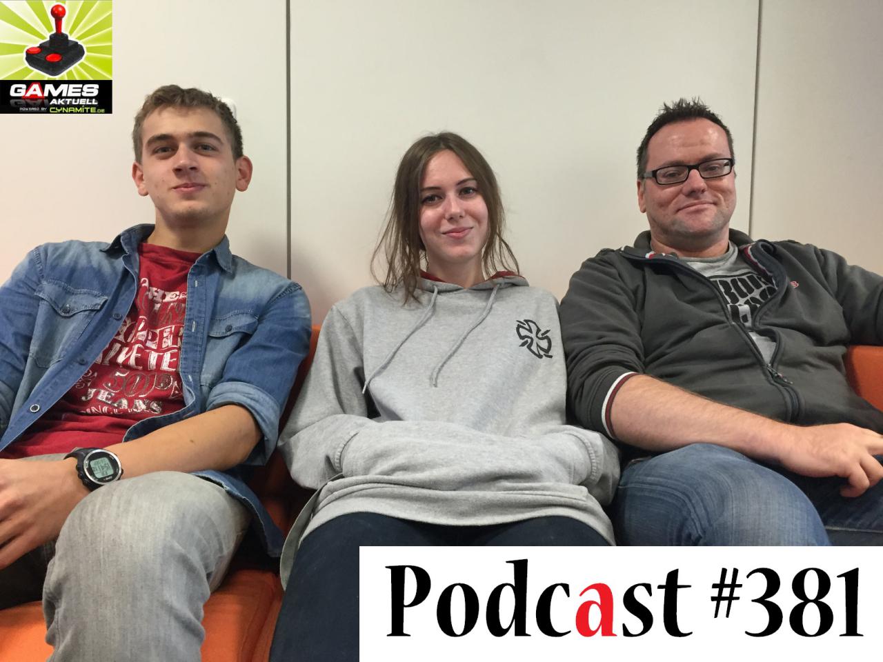 [18/09/2015] Games Aktuell Podcast 381: Lukas, Katha, Thomas (von links)