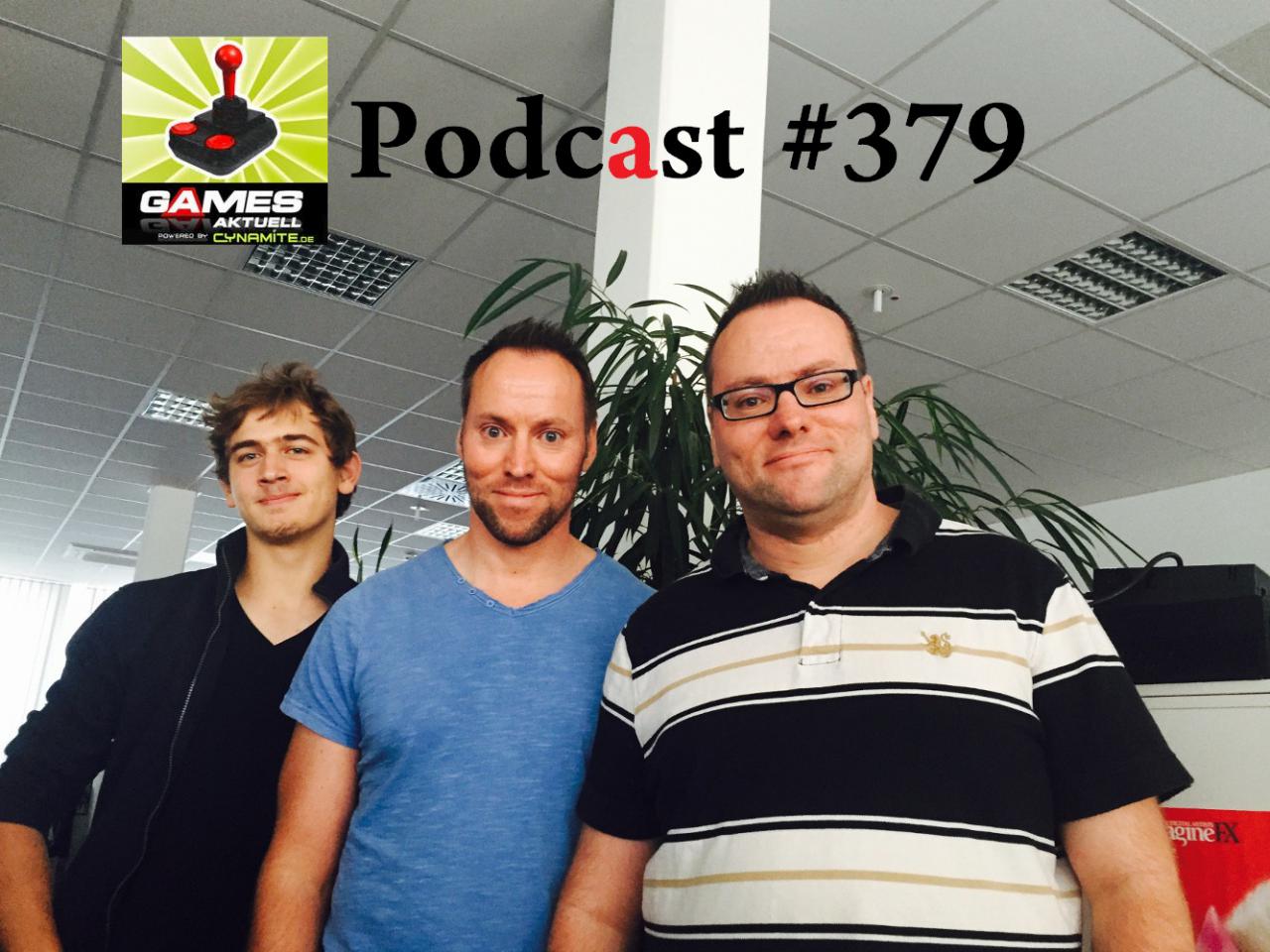 [04/09/2015] Games Aktuell Podcast 378 mit Lukas, Andy und Thomas (von links)