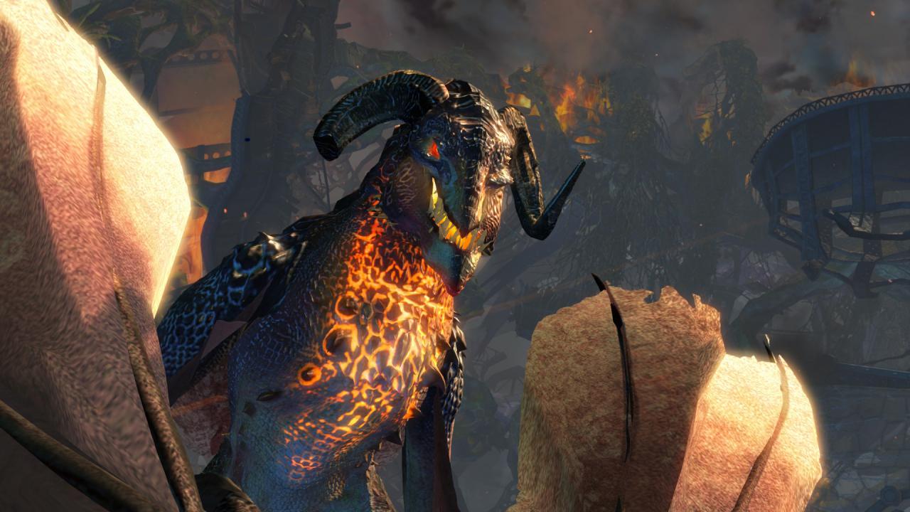 [22/10/2015] Die Alt-Drachen sind uralte und mächtige Kreaturen. Mordremoth ist der neue Oberbösewicht. Der Alt-Drache ist aus seinem Schlaf erwacht und überzieht das Land mit Terror. Göttern gleich herrschen die Wesen über verschiedene Facetten der Welt. In den letzten zwei Jahrhunderten erwachten sie aus ihrem Schlaf, um die Welt zu zerschmettern. Der letzte Alt-Drache, dem wir uns stellen mussten, war Zhaitan - Herr über Schatten und Tod. In einem 5-Mann-Dungeon schmetterten wir den diabolischen Drachen an die Seiten der Ruinenstadt Arah.