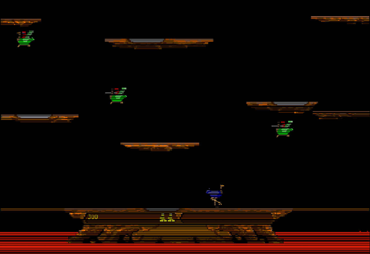 [26/10/2015] Noch einen Eintrag ins Guiness-Buch der Rekorde schaffte die Spielhallen-Version von Joust. John Zee spielte den Jump 'n Run- Titel an einer Arcade-Maschine 67 Stunden und 30 Minuten im Juli 1985. Damit ist es der längste Jump 'n Run-Marathon den es bisher gab.