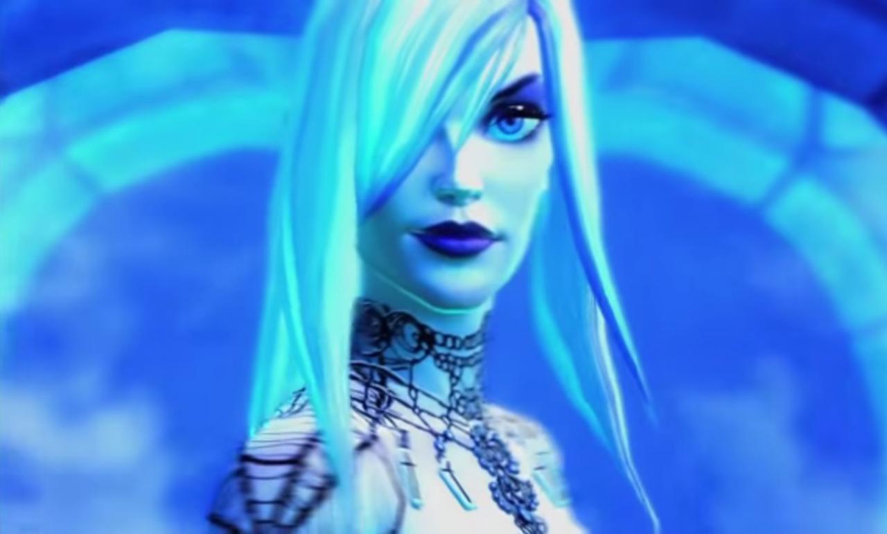 [09/10/2015] Mit dem Release von Guitar Hero erblickte auch Pandora erstmals das Licht der Welt. Angelehnt ist die sexy Rockerin an D'arcy Elizabeth Wretzky, Bassistin bei der erfolgreichen Alternative-Rock-Band The Smashing Pumpkins. Besonders auffällig ist ihr blaues Haar, dass sie im Takt der Musik auf und ab bewegt. Wollt ihr die Schönheit kennen lernen, müsst ihr euch schon etwas besonderes einfallen lassen, denn von Small Talk hält sie nicht viel!