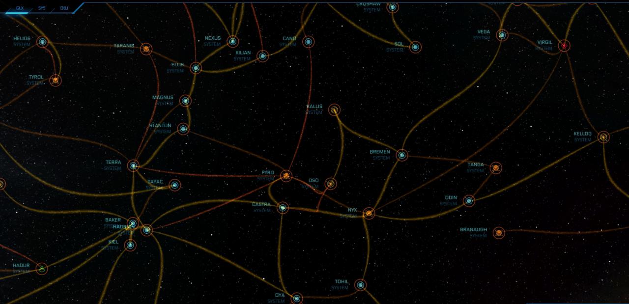 [12/10/2015] Anhand der interaktiven Sternenkarte Ark-Starmap zu Star Citizen lassen sich schon jetzt jede Menge Infos zum persistenten Multiplayer-Universum anzeigen.