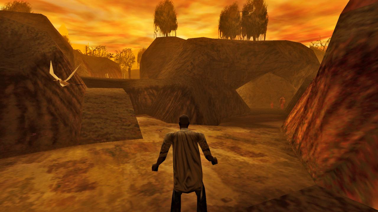 [15/10/2015] Gute Kritiken, miserable Verkaufszahlen: Sowohl das gruselig-gute Action-Adventure Shadow Man (im Bild) als auch die grafisch wegweisende Fliegerei Forsaken bringen Acclaim nur wenig Geld ein.