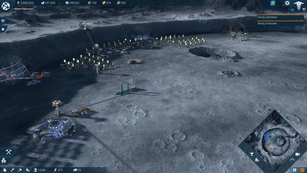 [02/11/2015] Anno 2205: Mare Relictum ist ein riesiger, zentral gelegener Krater.