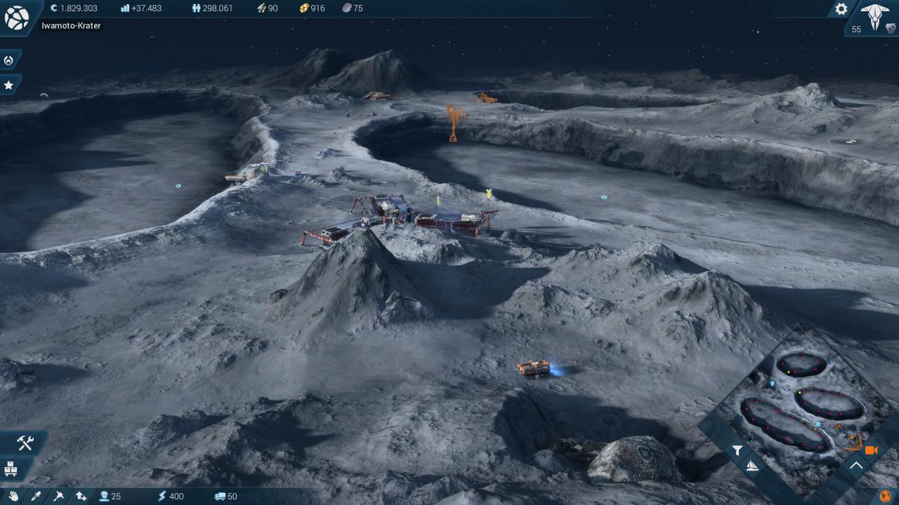 [02/11/2015] Anno 2205: Der Iwamoto-Krater enthält drei schmale, besiedelbare Flächen.