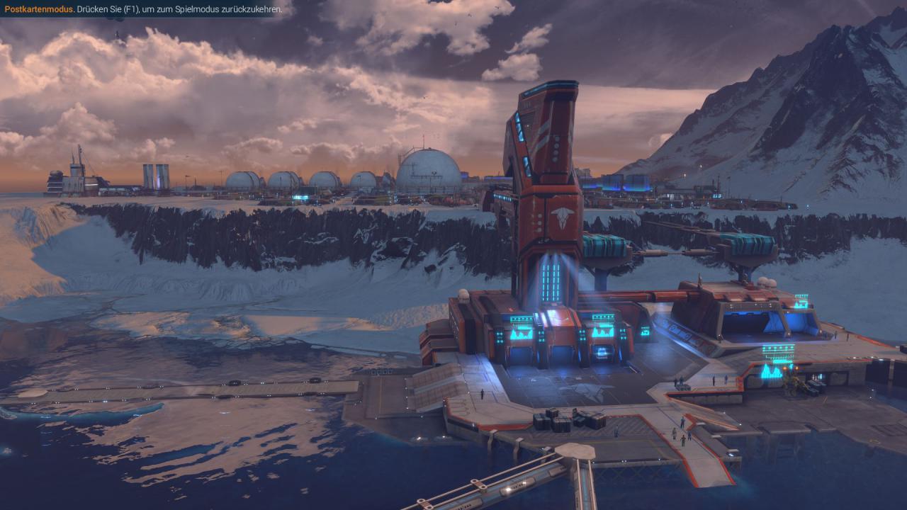 [02/11/2015] Anno 2205: Sonnenaufgang in unserer Arktis-Zone.