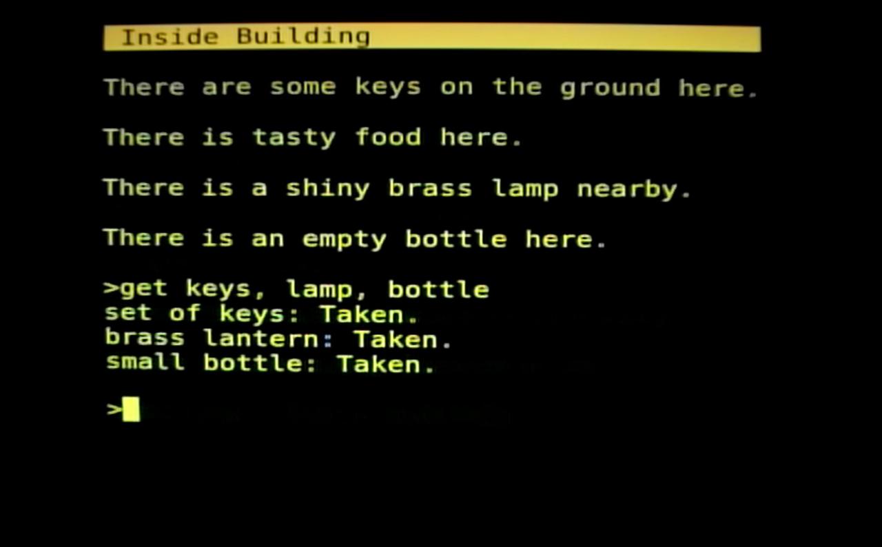[19/11/2015] Colossal Cave Adventure ist als das erste Adventure bekannt. Es besteht nur aus Text und keinerlei Grafik, enthält aber bereits wichtige Elemente des späteren, grafischen Abenteuer-Genres wie beispielsweise das Lösen von Rätseln.