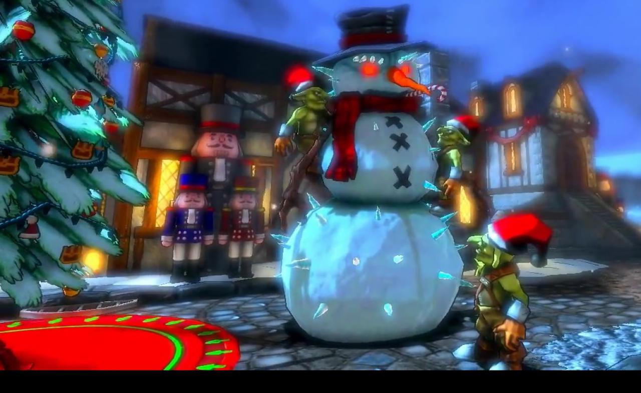[05/11/2015] Der nächste böse Schneemann wartet schon im Dungeon Defenders-DLC Etherian Holiday Extravaganza. Der Mega Snowman will den Weihnachtsmann an den Kragen und davon müsst ihr ihn natürlich abhalten.
