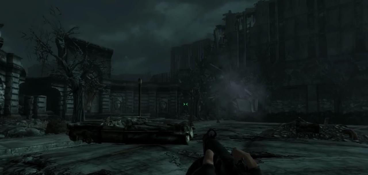 [26/11/2015] Auch für Fallout 3 macht eine Legende die Runde. Auf dem Friedhof von Arlington würde ein Geist spuken, heißt es. Auf jeden Fall wabern dort stellenweise seltsame Nebelschwaden durch die Luft und Mister Crowley, der dort nicht hingehört, taucht auch noch auf. Wahrscheinlich ist dieses Gerücht bedingt durch den Glitch des Ghuls, der sich auf dem Friedhof herumtreibt.