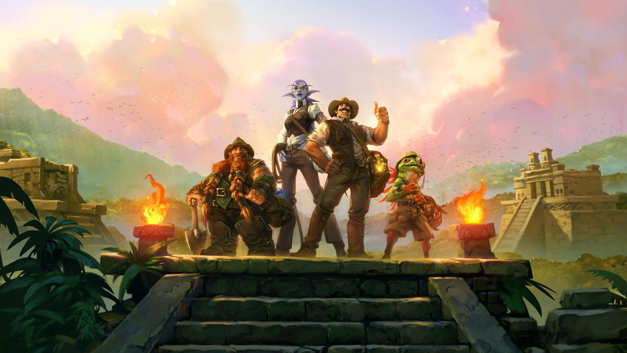 [06/11/2015] Ihr seid mit Brann Bronzebart, Elise Sternensucher, Reno Jackson und Sir Mrrgglton in Hearthstone: Die Forscherliga unterwegs.