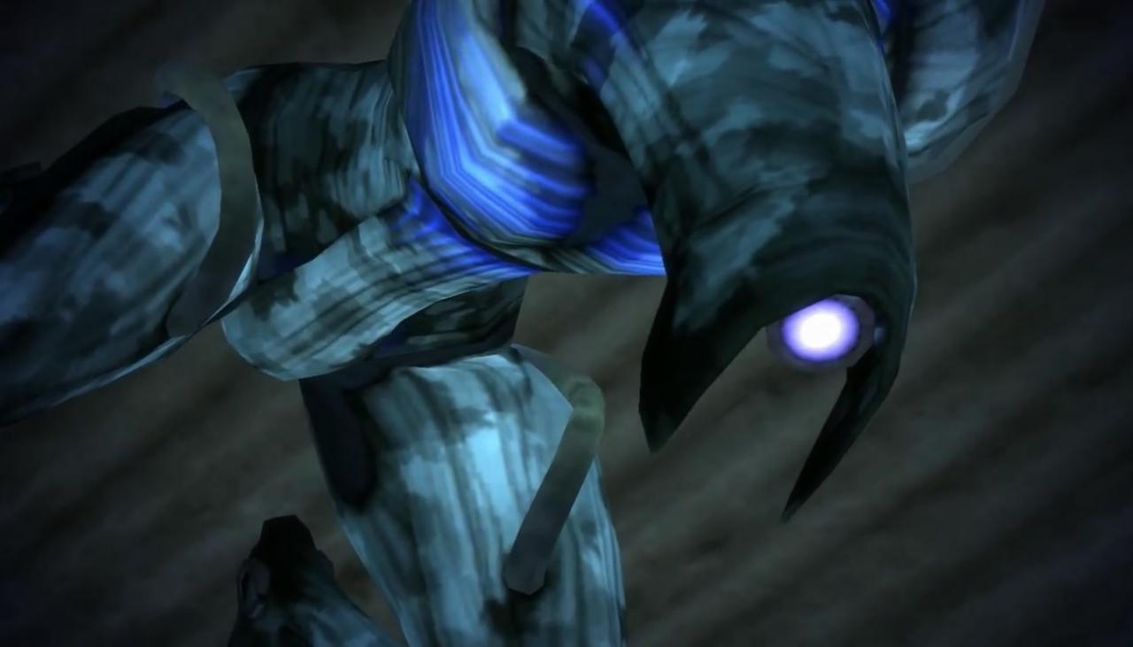 [06/11/2015] Die Geth Sapper in Mass Effect verfügen über eine Laserwaffe in der Mitte ihres 