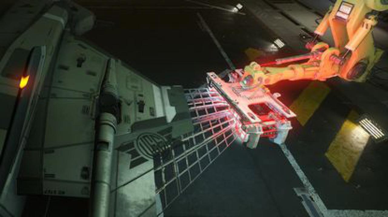 [20/11/2015] Star Citizen: Rahmenkonstruktion an der Reparaturstelle