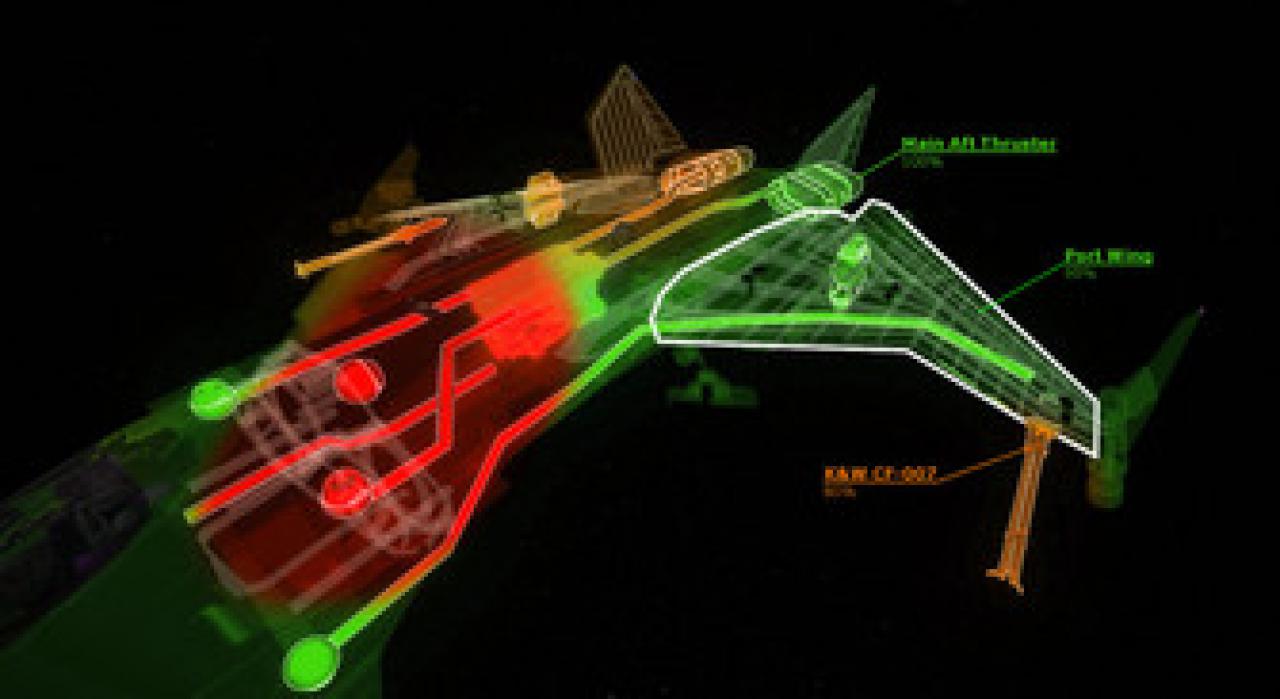 [20/11/2015] Star Citizen: Schäden beurteilt ihr anhand entsprechender Overlay-Anzeigen.