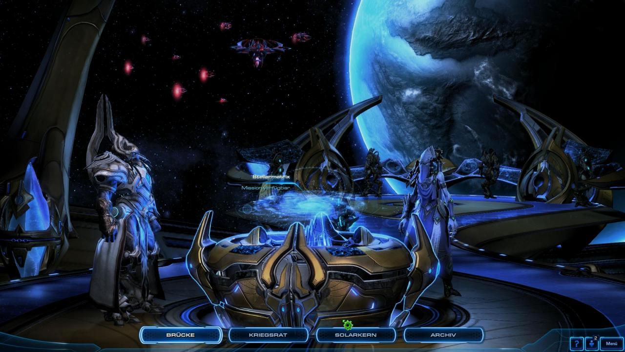 [13/11/2015] Mobiler Stützpunkt: Von dem Protoss-Raumschiff namens Speer von Adun begeben wir uns in neue Missionen.