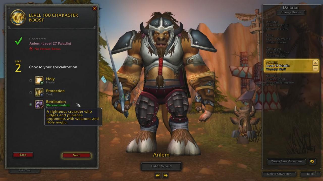 [09/11/2015] Spieler können einen Charakter in World of Warcraft: Legion auf Stufe 100 aufwerten - schon jetzt!