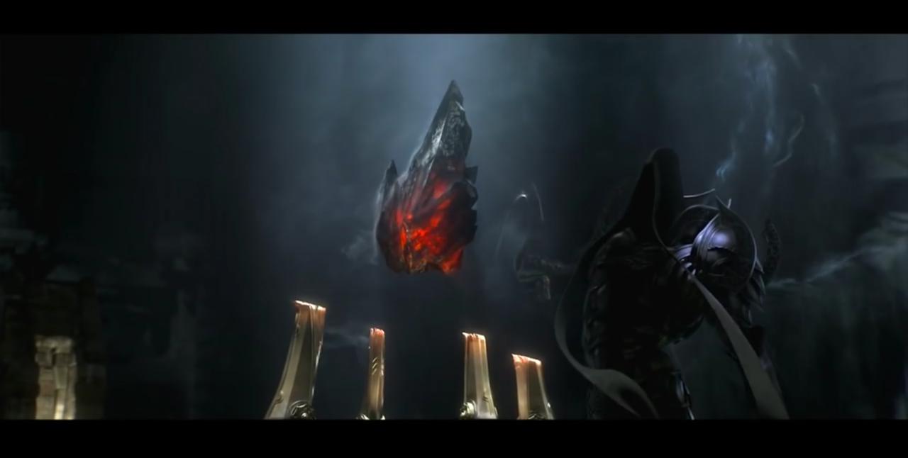 [27/12/2015] In Diablo 3: Reaper of Souls macht der Schnitter seinem Namen alle Ehre. Als Erzengel Malthael demonstriert seine Kraft indem er einem seiner Männer die Lebenskraft aussaugt.