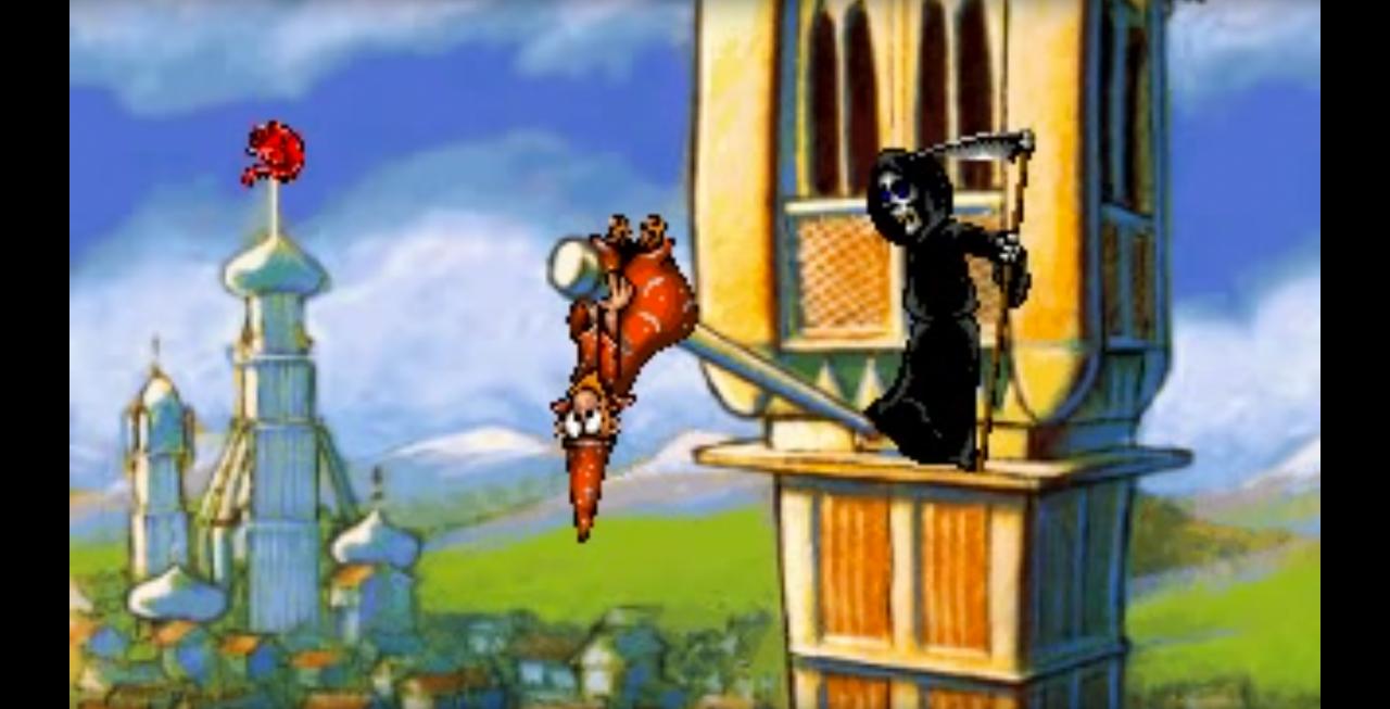 [27/12/2015] Zu den beliebten Scheibenwelt-Romanen des Autors Terry Pratchet erschien bereits in den Neunzigern das Videospiel Discworld. Natürlich darf in einem Scheibenwelt-Game der Tod nicht fehlen und so trifft Rincewind der Zauberer auch auf den grimmen Schnitter.
