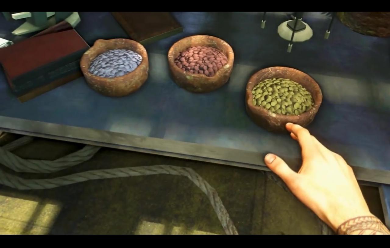 [11/12/2015] In Far Cry 3 trifft Protagonist Jason Brody auf Dr. Earnhardt, der ihm selbst hergestellte Pillen anbietet. Von den Gelben rät er ihm allerdings ab, denn die können tödlich sein.