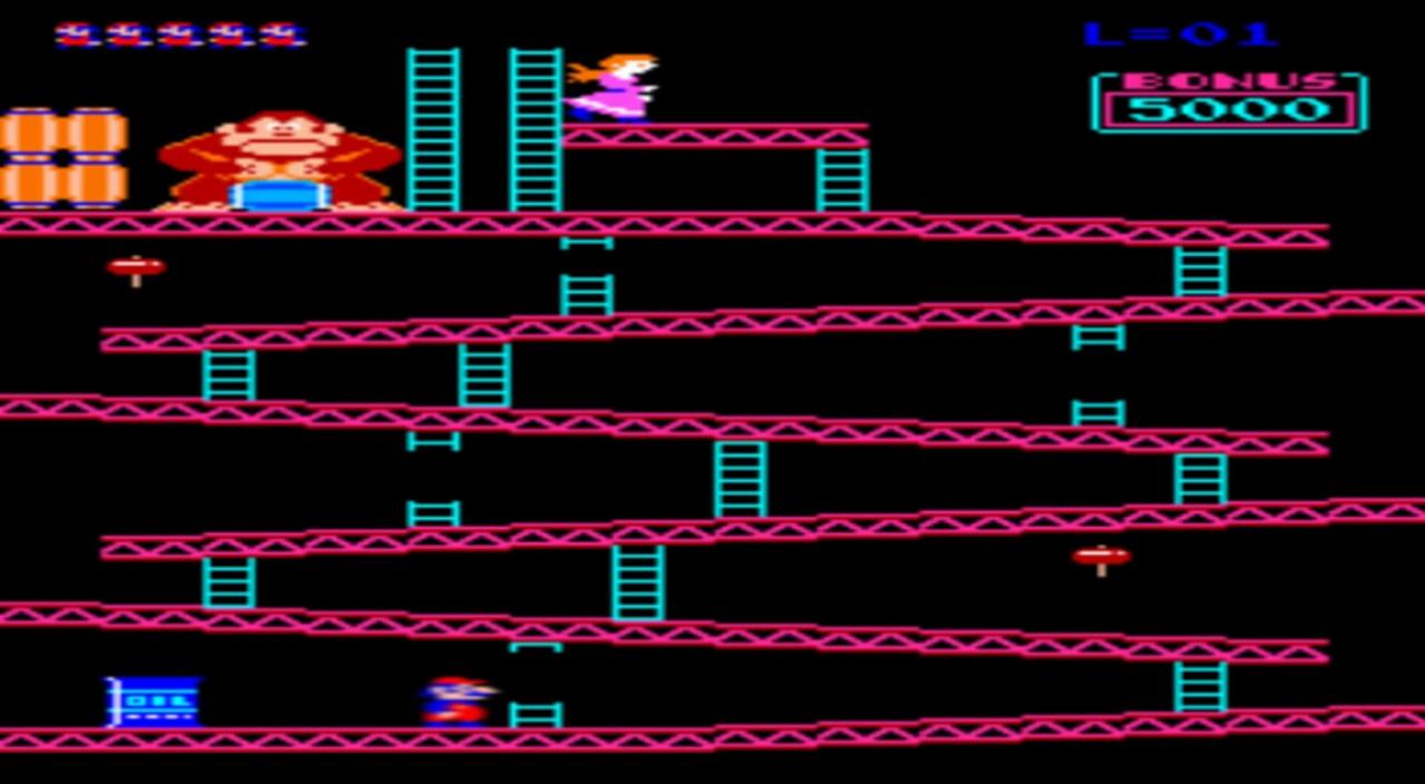 [23/12/2015] Jumpman ist der pixelige Vorläufer des Klempners Mario. Zum ersten Mal trat der Mann mit dem Schnauzbart in Donkey Kong von 1981 in Erscheinung. Die Dame in Not, welche unser Held retten musste, hieß in der deutschen Version Pauline.
