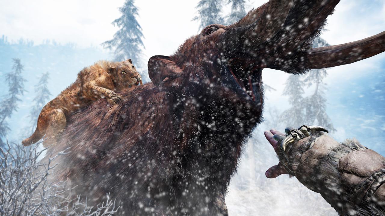 [25/01/2016] Machtkampf: Wer ist Klitschko und wer Fury? Wir wissen nicht, wer aus dem Duell Mammut gegen Säbelzahntiger als Sieger hervorgeht - etwas, das es in Primal herauszufinden gilt. (PC)