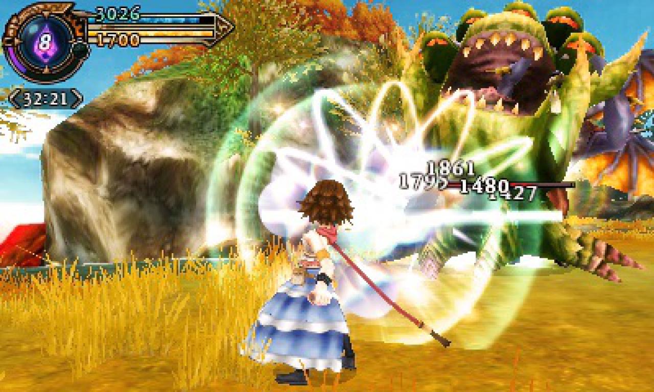 [22/01/2016] Hübsche Sache: Durch schöne Effekte sieht das Spiel auf dem 3DS durchaus gut aus. (3DS)