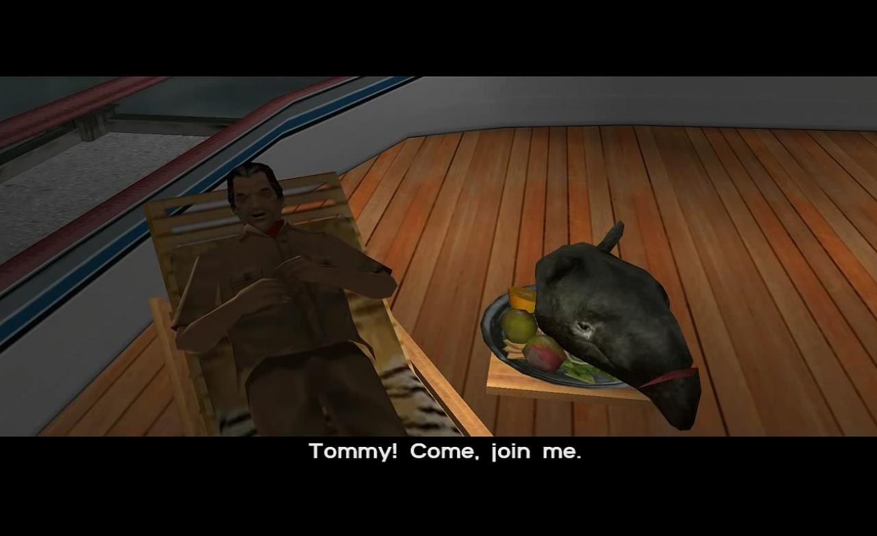 [18/01/2016] In GTA: Vice City bietet der Colonel dem Protagonisten Tommy Vercetti eine Tapirschnauze an. Tommy lehnt jedoch ab, Tapir ist eben nicht jedermanns Sache.