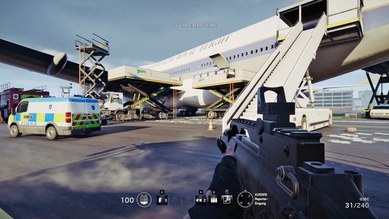 [25/01/2016] Andere Prioritäten: Selbst bei maximaler Detailstufe setzt Rainbow Six: Siege keine Grafikmaßstäbe, sieht aber ganz gut aus. (PC)