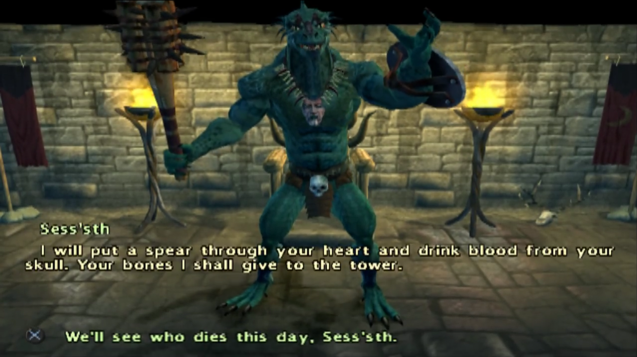 [14/01/2016] Wer sich so richtig verhaspeln will, muss einfach nur versuchen, den Namen von Sess'sth aus Baldur's Gate auszusprechen. Ssseessthhssthssthth - will einfach nicht gelingen.