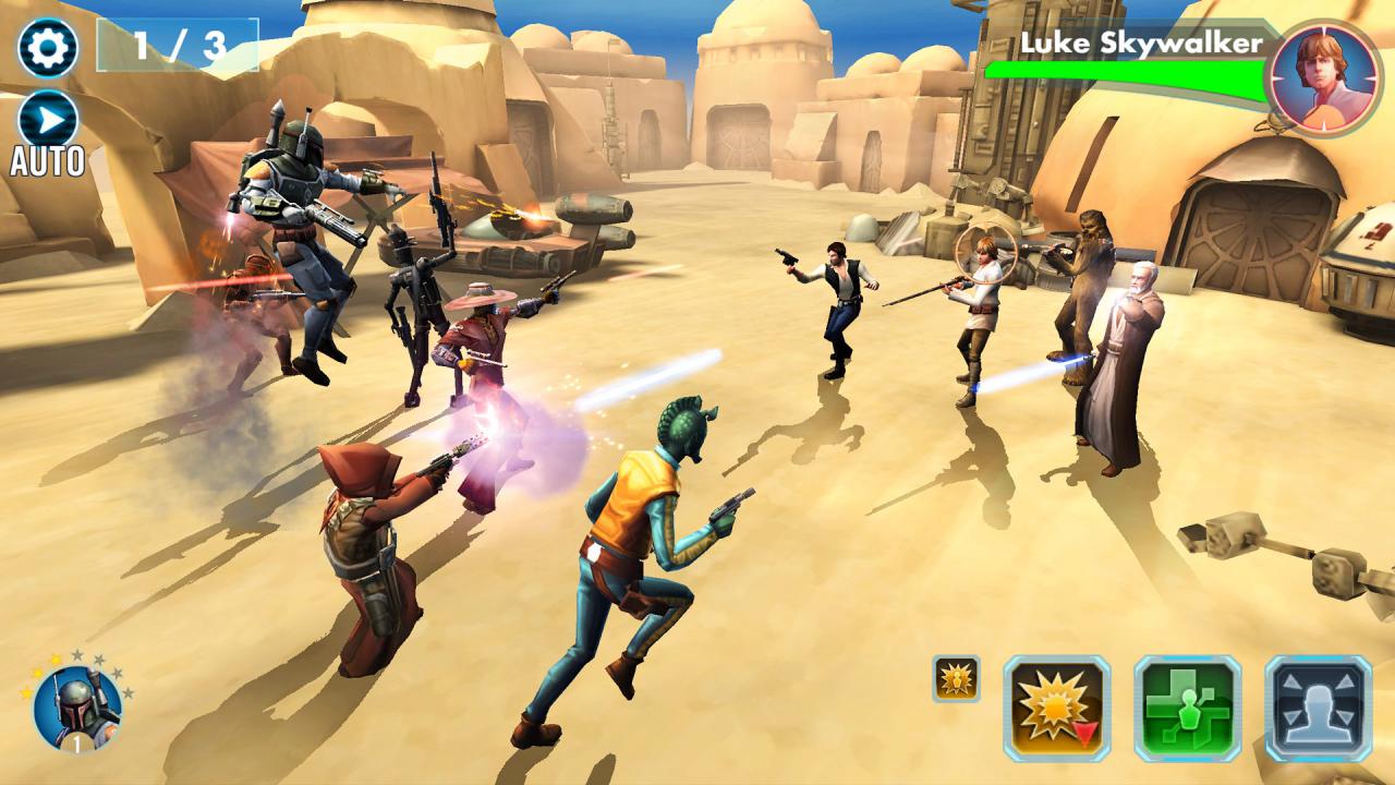 [27/01/2016] Star Wars: Galaxy of Heroes: Rundenbasiertes Rollenspiel ohne Story.