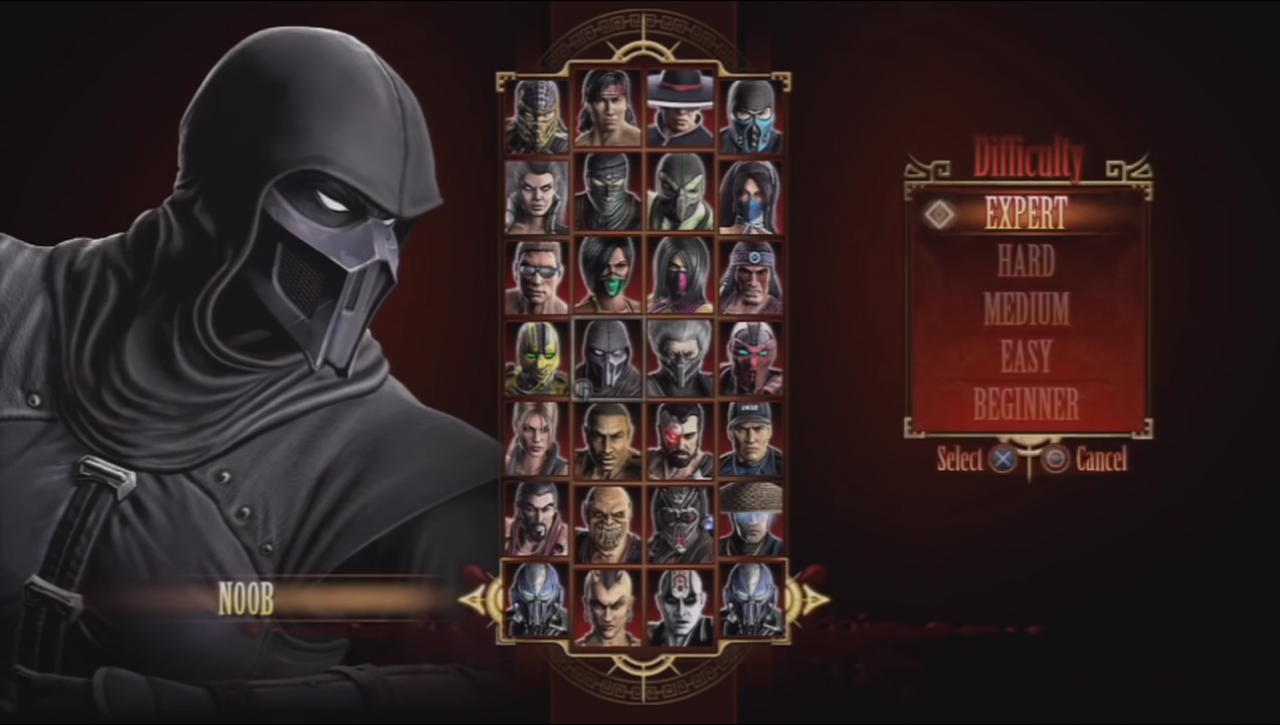 [11/01/2016] Einen weiteren schrecklichen Namen trägt Herr Saibot in Mortal Kombat Deadly Alliance. Warum fragt ihr euch? Sein Vorname ist Noob.