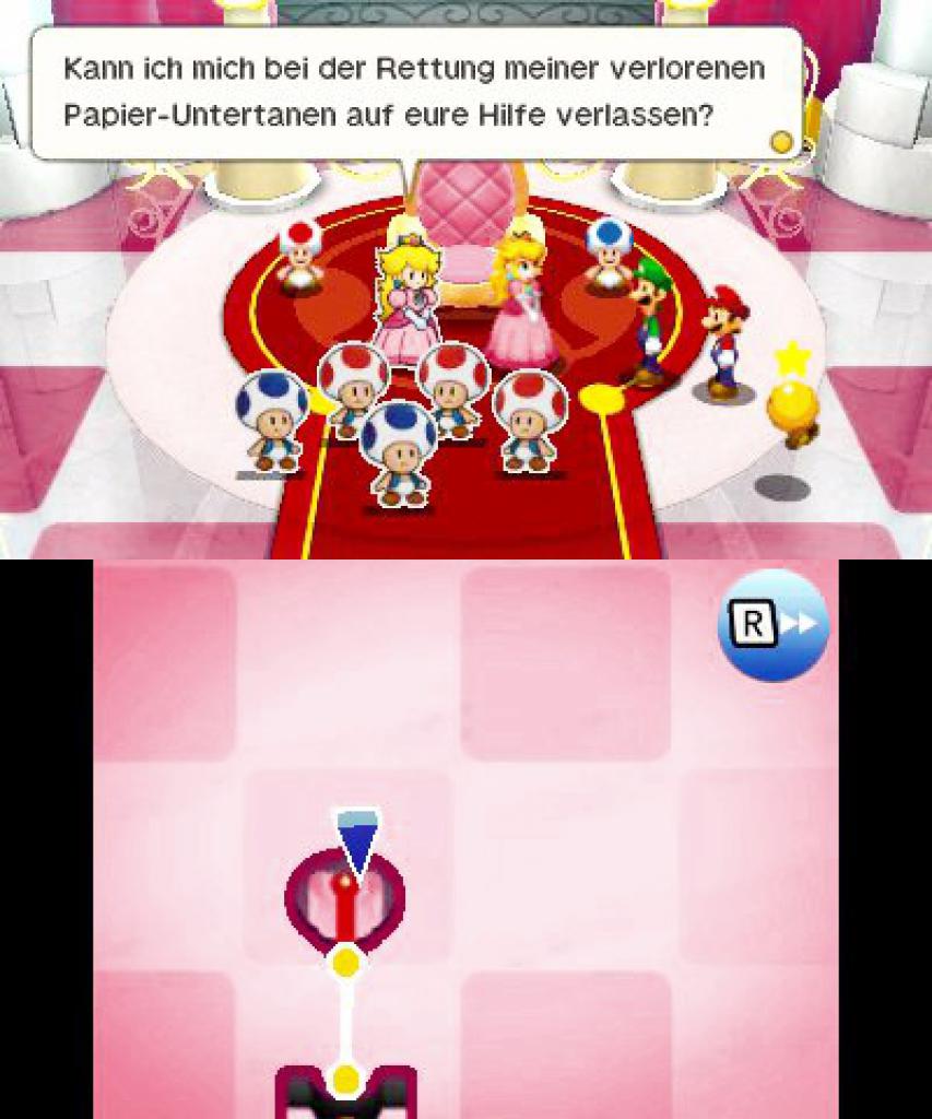 [26/01/2016] Welten treffen aufeinander: Die dreidimensionalen Helden treffen auf ihre Alter Egos in flacher 2D-Optik und tun sich mit ihnen zusammen. (3DS)