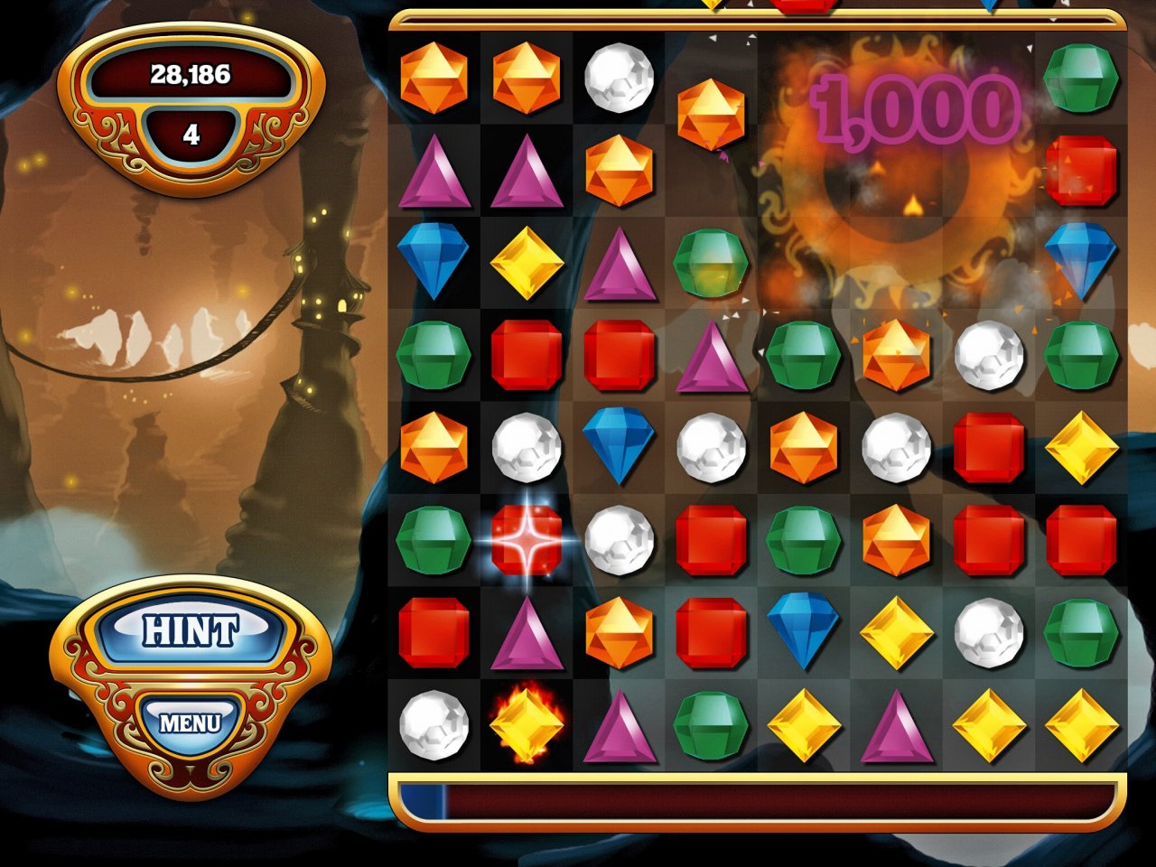 [17/02/2016] Bejeweled Blitz: Puzzeln mit Edelsteinen.