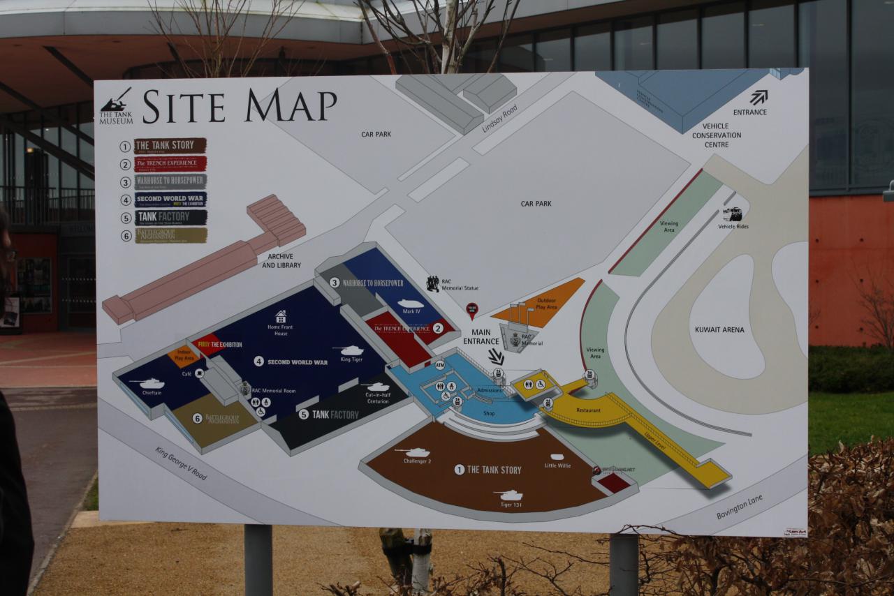 [25/02/2016] Tank Museum Bovington: Die Ausstellungsräume und -hallen wurden nach und nach erweitert. Für die Zukunft plant das Museum zusätzliche Investionen für Vergrößerungen.
